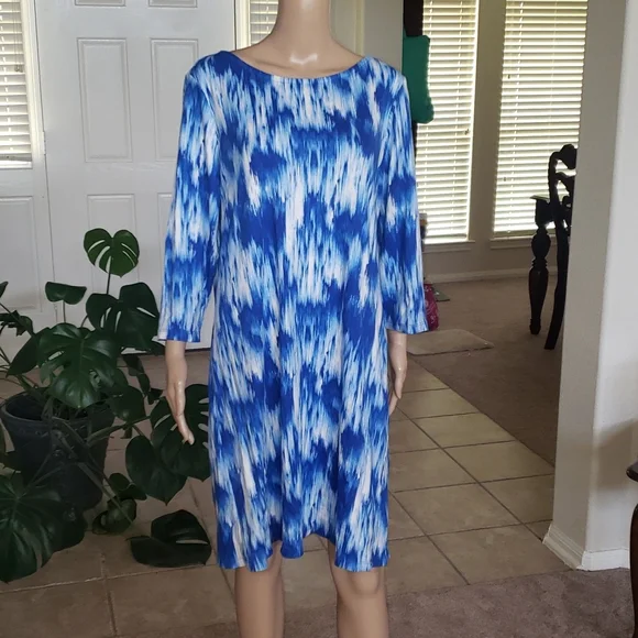 liz claiborne shirt dress Liz Claiborne Classic Small Black Shirt Dress Tie-Waist Button-Front Long  Pocket